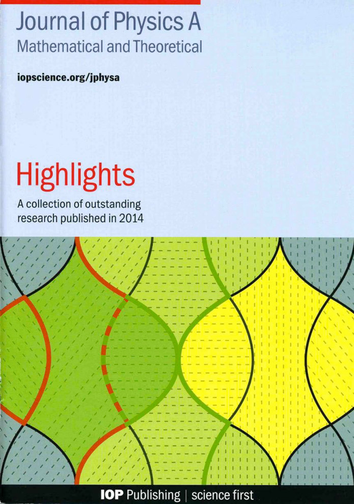 cover Journal of Physics A